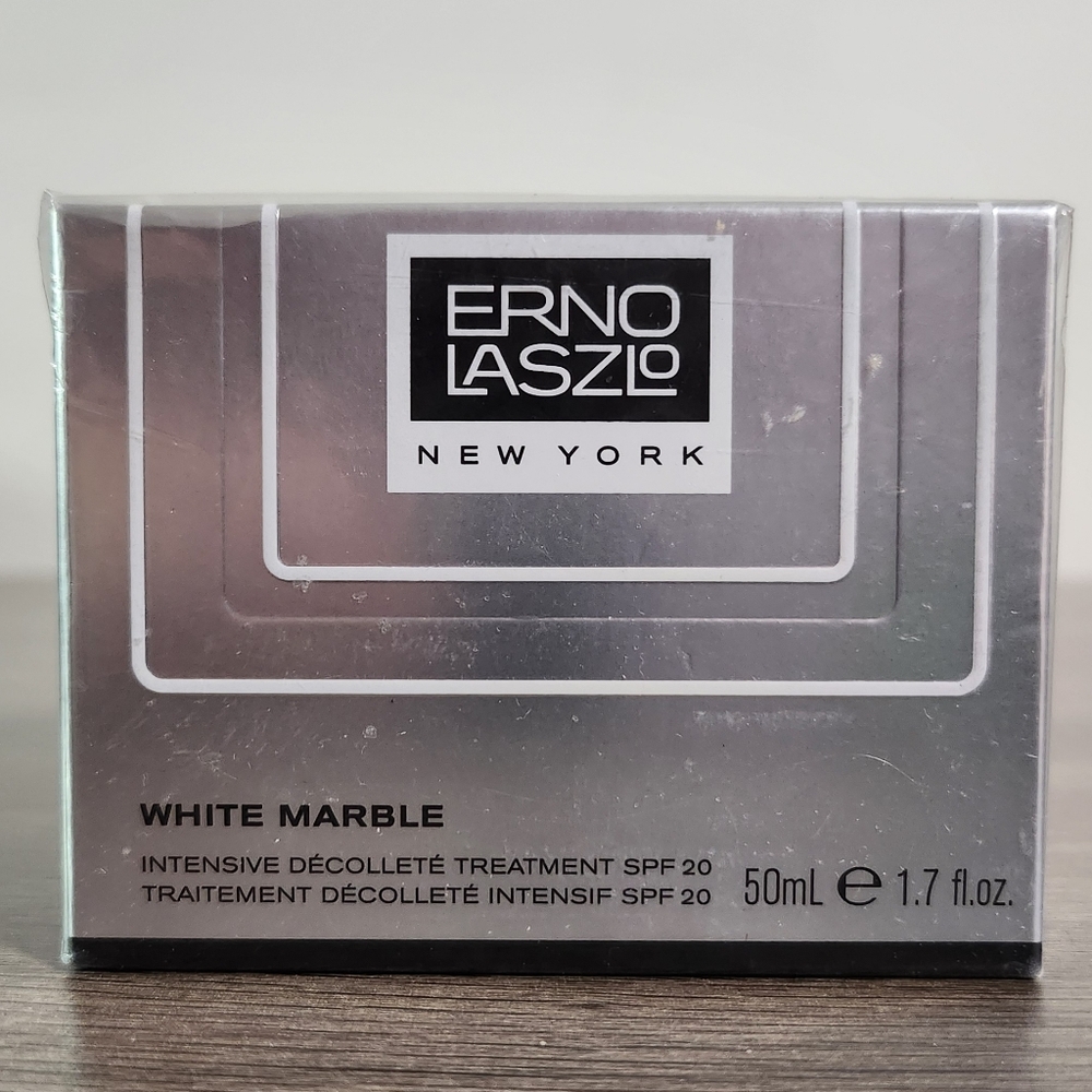 Erno Laszlo White Marble Intensive Decollete Treatment SPF 20, 1.7 fl oz NIB